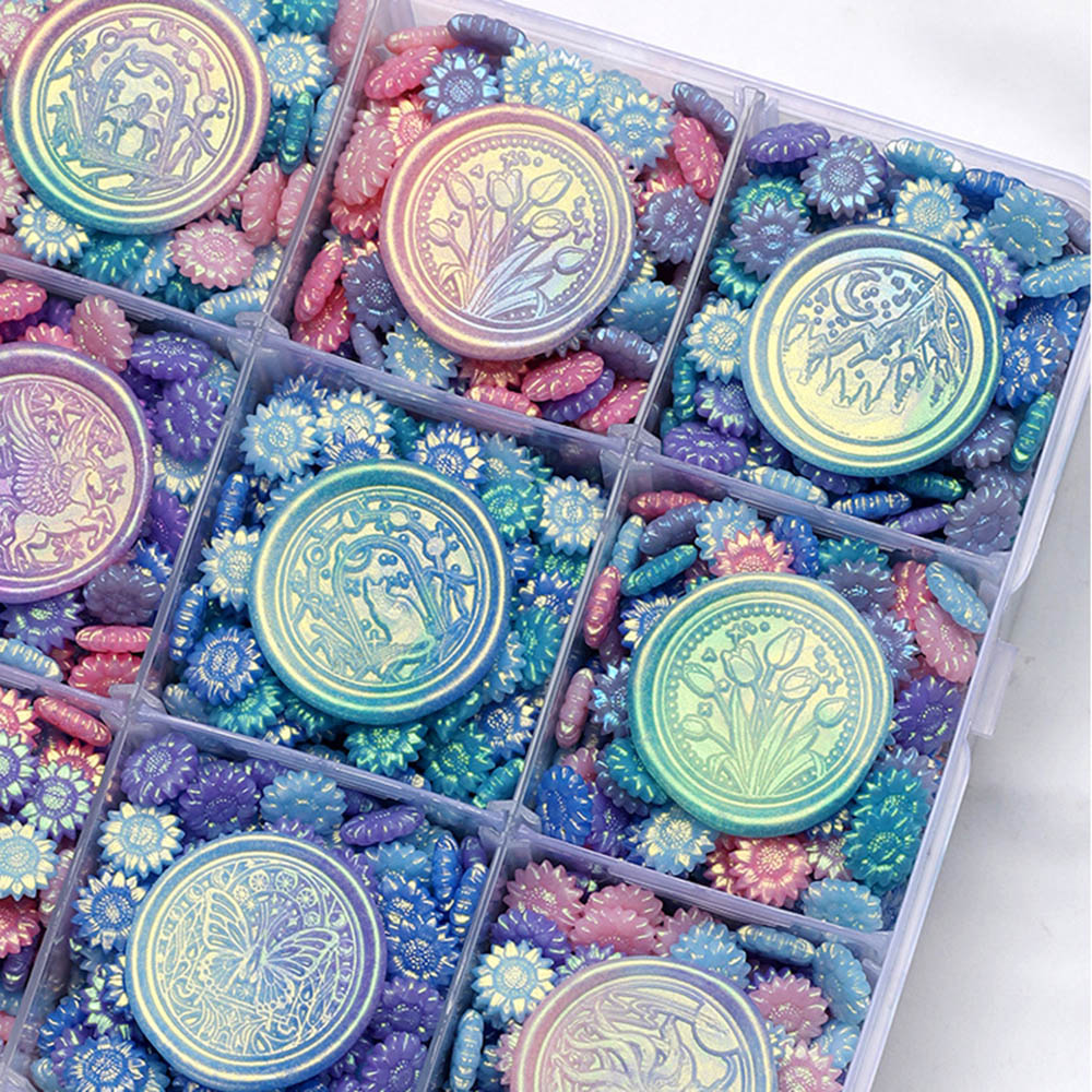 Wedding Sutra - 100 buah Glitter warna campuran manik-manik