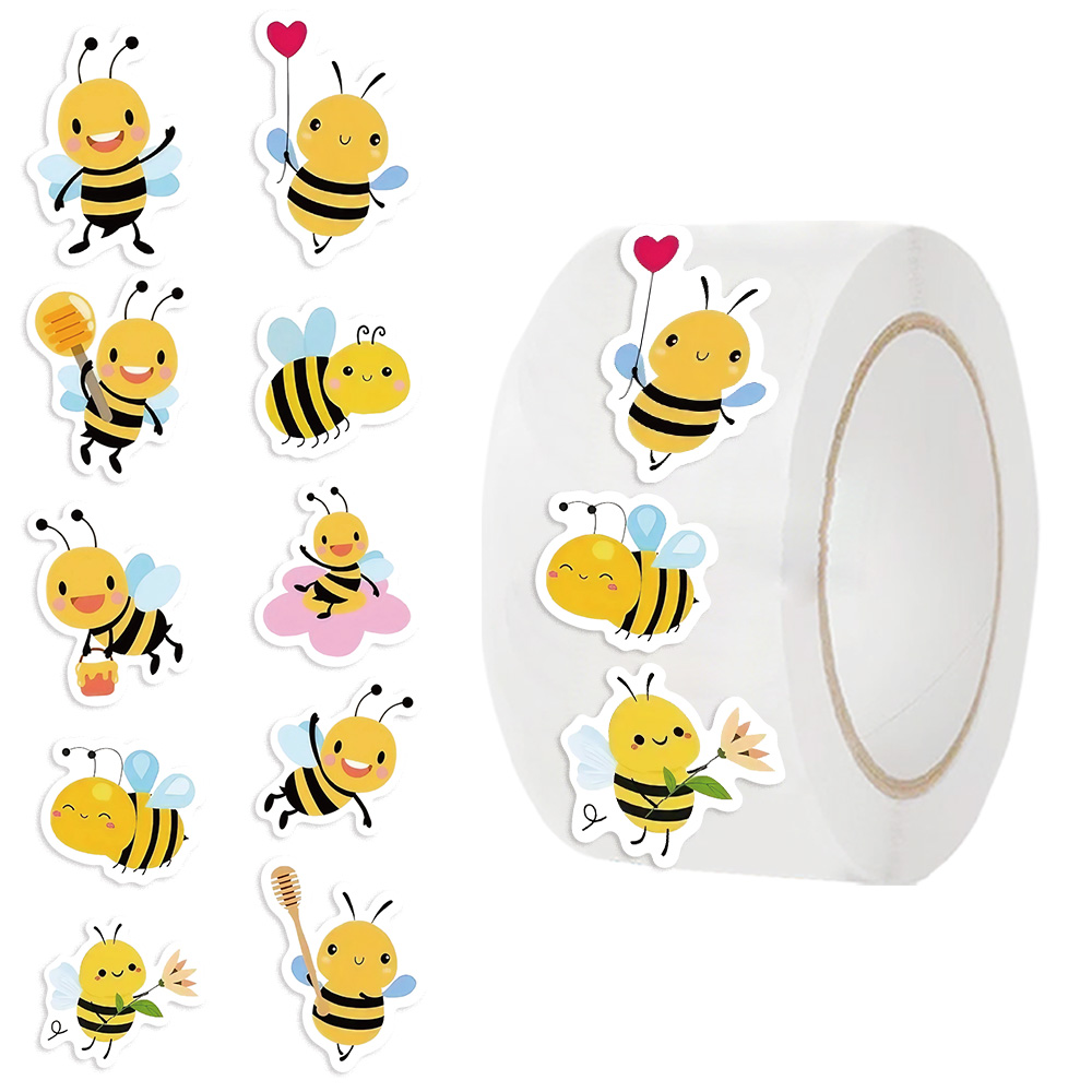 Wedding Sutra - 500 Buah Stiker Hadiah Lebah Kartun
