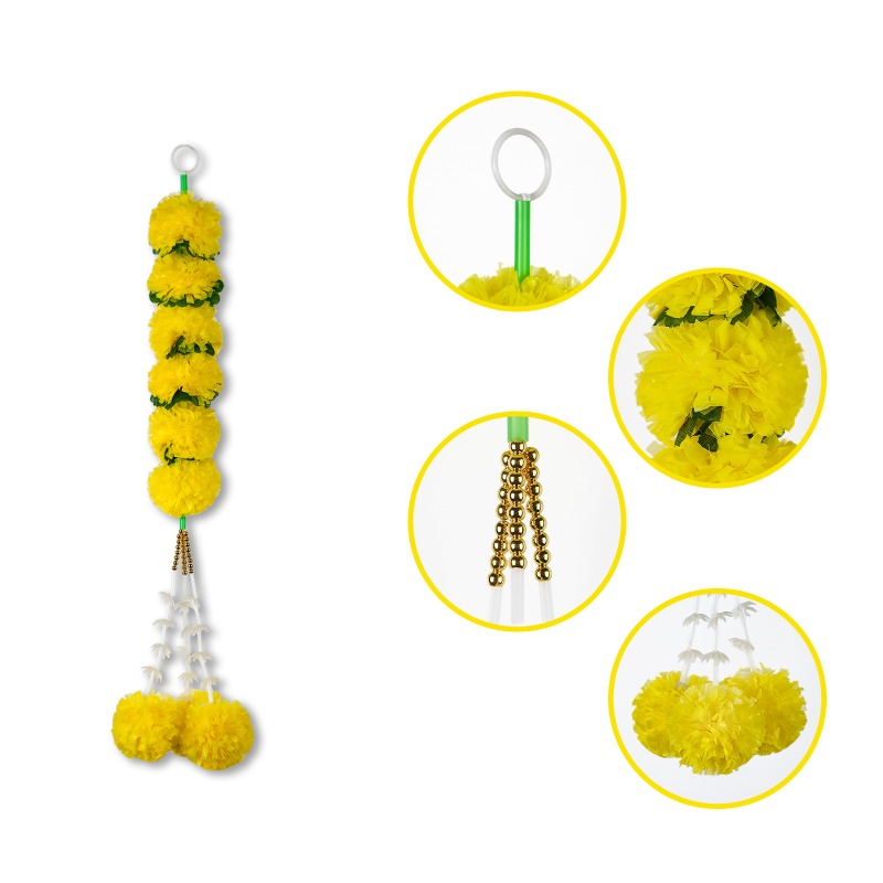 Indian Wedding Decor Supply - Lampu Hias Bunga Marigold Dekorasi Diwali