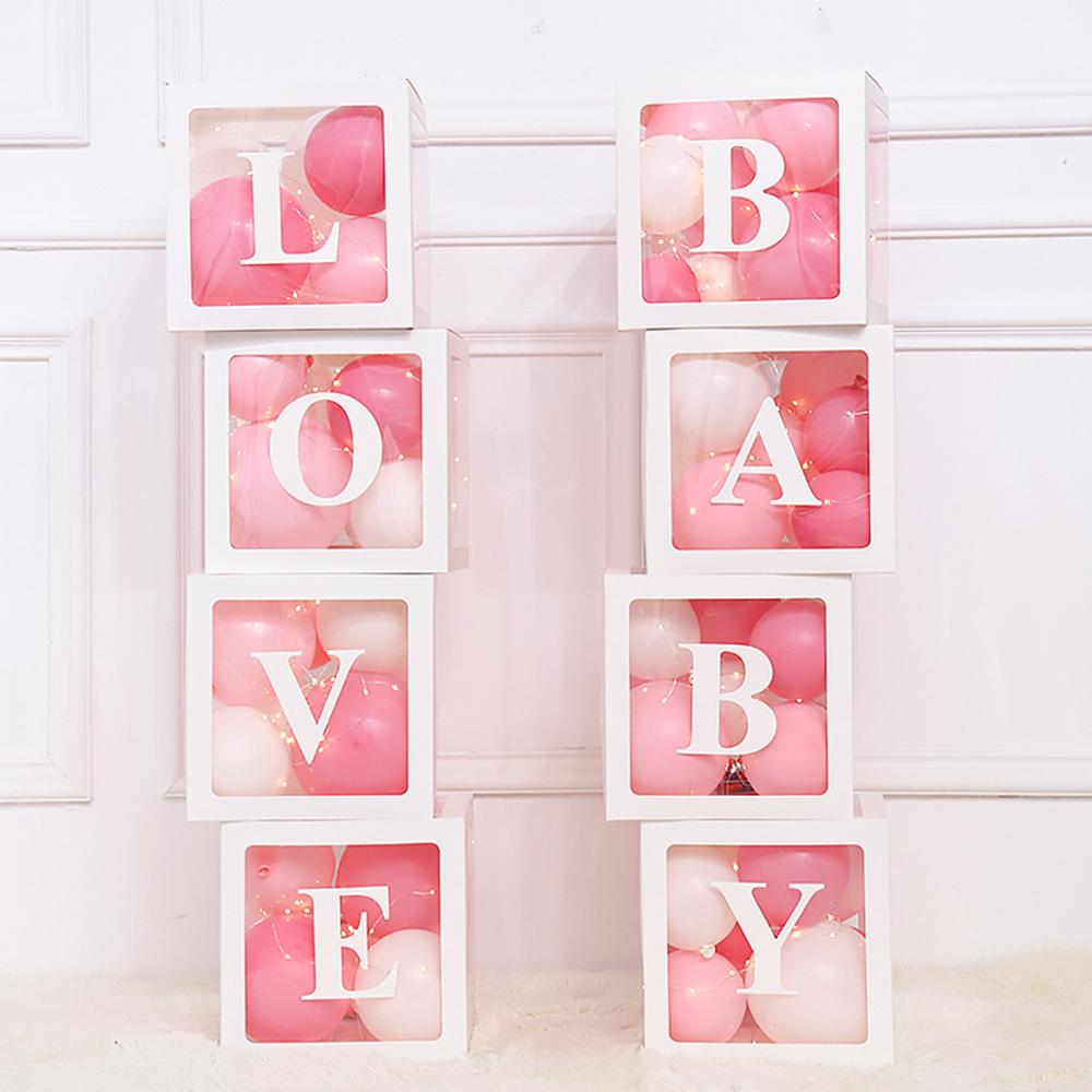27/25cm kotak balon huruf alfa - Wedding Z ulasan dan harga