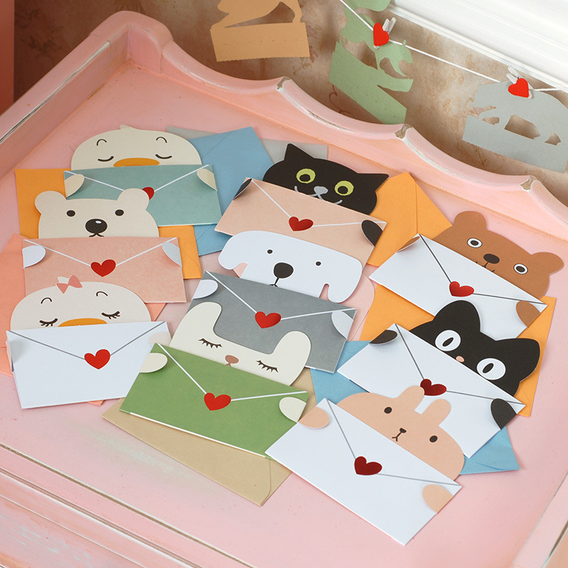 Kartu hadiah hewan kartun 9 bu - Wedding Sutra ulasan dan harga