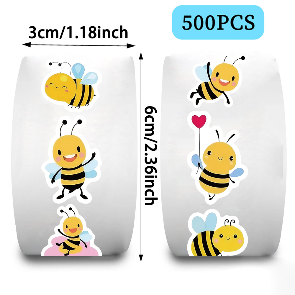 500 Buah Stiker Hadiah Lebah K - Wedding Sutra ulasan dan harga
