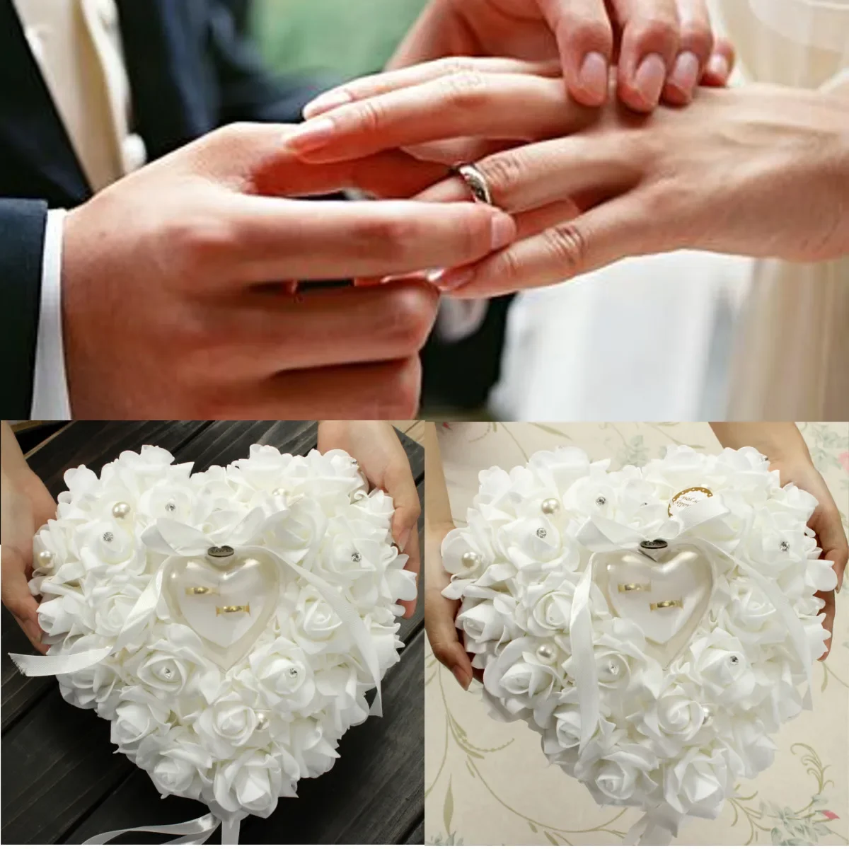 Tempat Bantal Pembawa Cincin P - Ring Bearer Pillow ulasan dan harga