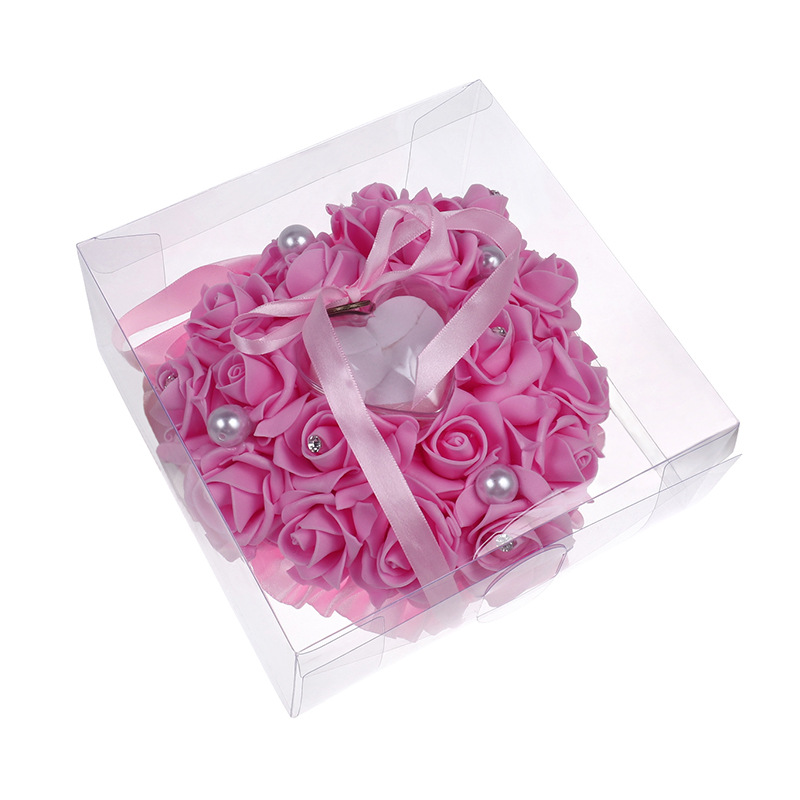 1 Buah Kotak Cincin Bunga Mawa - Ring Bearer Pillow ulasan dan harga