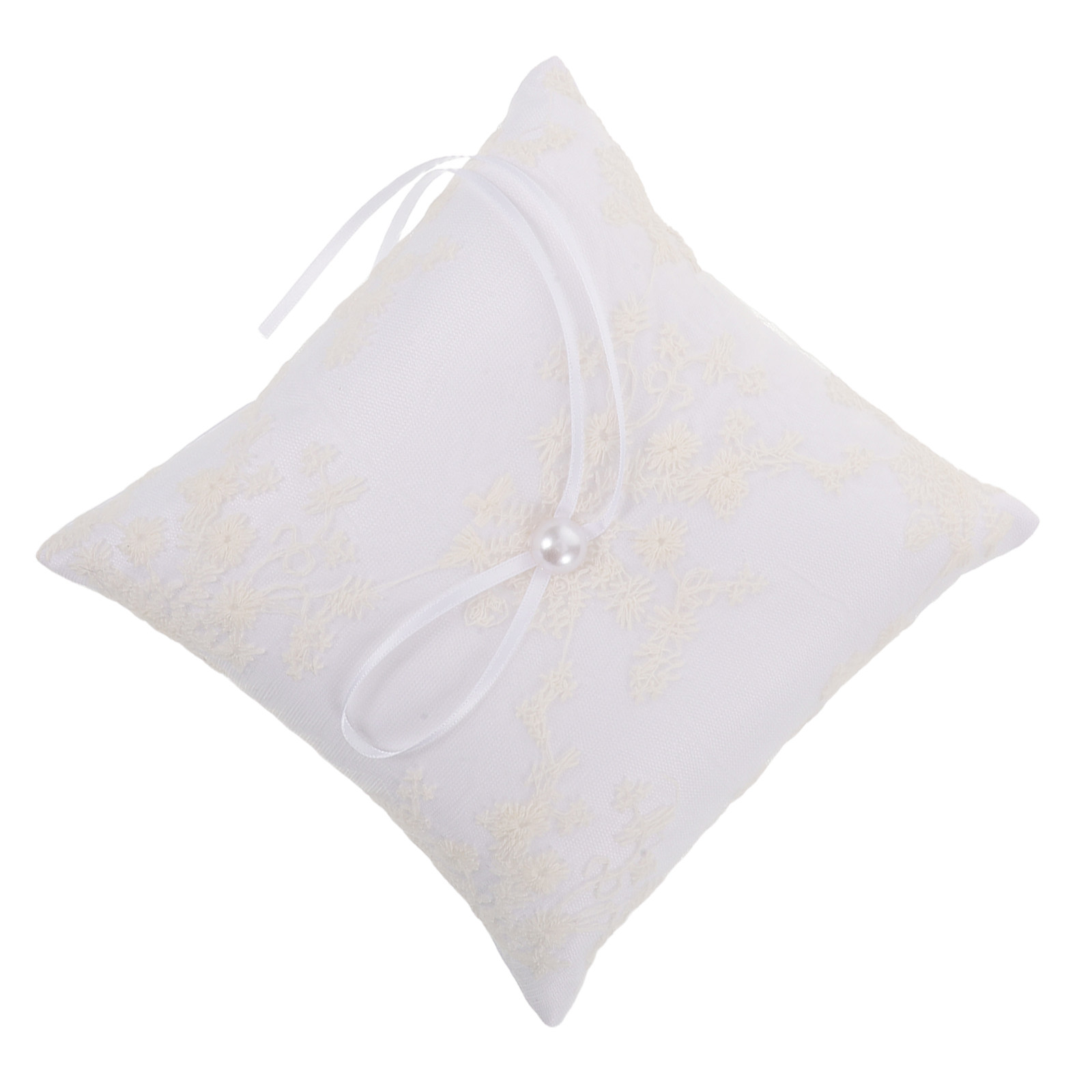 Bantal Cincin Pernikahan Satin - Ring Bearer Pillow ulasan dan harga