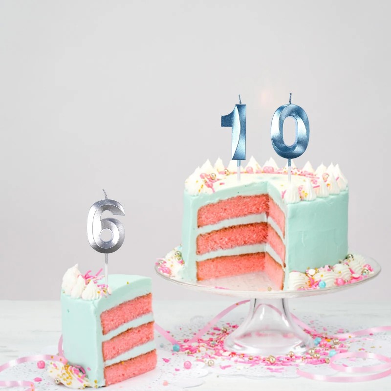 Lilin Kue Angka Biru 0 1 2 3 4 - Unity Candle Set ulasan dan harga