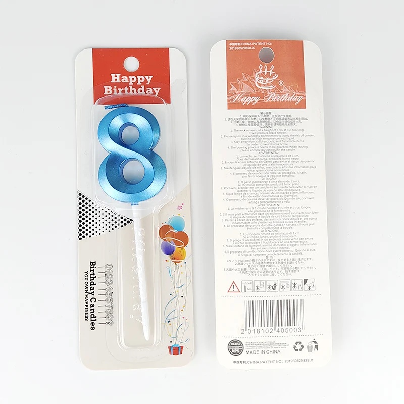 Lilin Kue Angka Biru 0 1 2 3 4 - Unity Candle Set ulasan dan harga