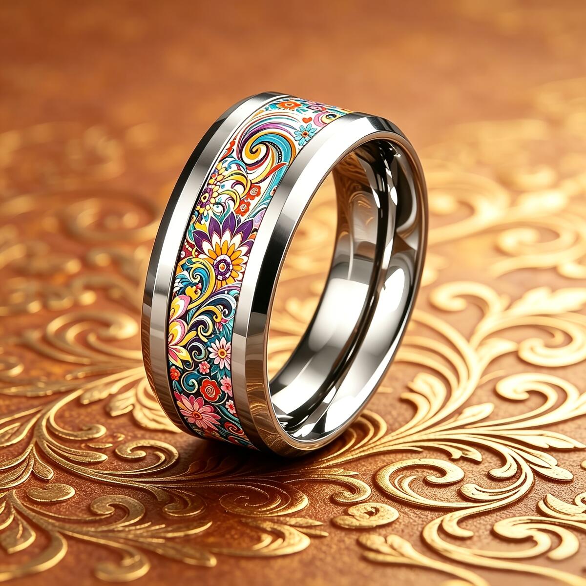 Cincin Bunga Mandala Warna-war - Wedding Sutra ulasan dan harga